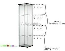 Check spelling or type a new query. Glass Display Cabinet Lights Warm White Ebay