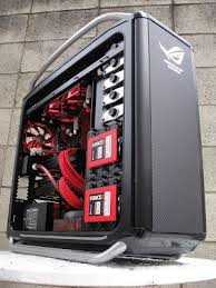 Computer Case Modding Project Rog Cooler Master Cosmos Pure By Ronnie Hara Www Modderdiaries Com Custom Computer Custom Pc Gaming Computer