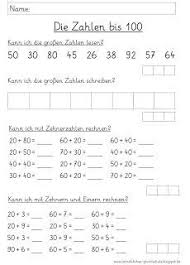 Die Zahlen Bis 100 Mathe 2 Klasse Kinder Mathe Mathe