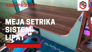 Cara membuat meja kayu untuk di warung makan, meja berbahan kayu sangat unik, bisa di bikin sendiri, cocok untuk meja makan. Cara Membuat Meja Setrika Lipat Dari Besi Mejadwal Cute766