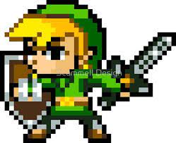 Pixel art is a form of digital art, created through the use of software, where images are edited on the pixel level. The Legend Of Zelda Link 16 Bit Sprite Pixel Art Link Pixel Art Legend Of Zelda