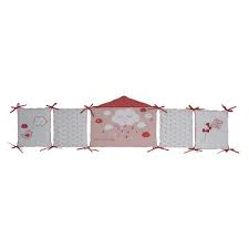 Tour De Lit Bebe Reversible En Coton Rose 45 X 180 Cm Coquette Maisons Du Monde Lettino Immagini Neonato