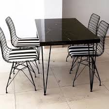 Masa Takimlarinda Inanilmaz Kampanya 70x120 Masa Renk Secenekleri Var 4adet Argon Kaynakli Tel Sandalye Si Dining Chairs Furniture Dining Table