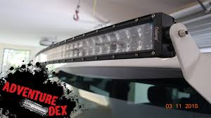 Jeep Curved 50 Inch Led Light Bar By Auxbeam Installation Review Youtube