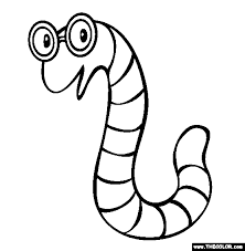 Download free online colouring in activity pages, sheets and worksheets for kids and adults. Worm Coloring Page Free Worm Online Coloring Free Online Coloring Online Coloring Pages Online Coloring
