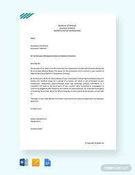 Letter of termination of services. 5 Contract Termination Letter Templates Google Docs Ms Word Pages Doc Free Premium Templates