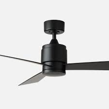 Ceiling fans may still be notorious for being eyesores, but plenty of models now exist without the gaudy candelabra lights and annoying pull chains. Zonix 52 Led Ceiling Fan Matte Black Schoolhouse