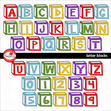Buy 4 get 50% off 36 digital alphabet blocks clipart / baby block alphabet clip. Letter Blocks Alphabet And Number Clipart By Poppydreamz Tpt