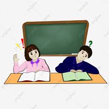 Gambar Rakan Kartun Budak Lelaki Meja Belajar Papan Hitam Rakan Sekelas Menumpukan Perhatian Dalam Kelas Png Dan Psd Untuk Muat Turun Percuma Kartun Belajar Gambar Kartun