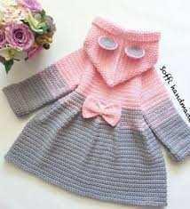 Casaco Infantil Com Capuz Tudo Feito Em Croche Trabalho Manual Perfeito Ropa Tejida Para Nina Ropa Para Bebe De Ganchillo Vestido De Nina Tejido A Ganchillo