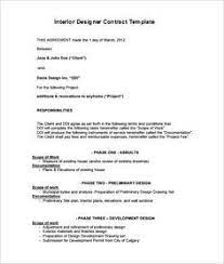 Interior Work Quotes Samples Interior Design Contract Agreement Template With Sample Dogtrainingobedienceschool Com