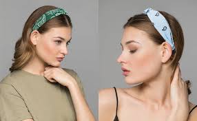 Amazon.com: TOBATOBA Paquete de 10 diademas bohemias de cachemira anudadas,  bandas con nudo superior para mujeres, accesorios para el cabello de niñas  ...