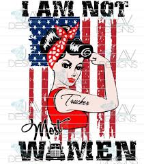 I Am Not Most Women Trucker Flag ©JAV Designs for Sublimation - Etsy