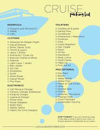 What To Pack For A Cruise 7 Days In A Carry On Packing For A Cruise Packing List For Cruise Cruise Tips