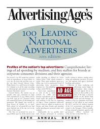 We did not find results for: 100 Leading National Advertisers 100 Leading Advertising Age