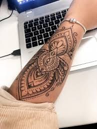 Mandala Tattoo Design Mandalatattoo In 2020 Cuff Tattoo Cool Forearm Tattoos Hand Tattoos