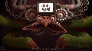 He tries to help frisk, and knows how humans act towards monsters. Artstation Omega Flowey Undertale Fanart Antonio Ayala