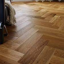 150mm X 600mm Brushed And Uv Lacquered Click Herringbone Engineered Oak Wood Flooring 14 3 2mm Thick Engineered Wood Floors Wood Floors Flooring