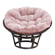 Dusty Rose Faux Fur Papasan Chair Cushion By World Market Papasan Chair Cushion Papasan Chair Chair Cushions