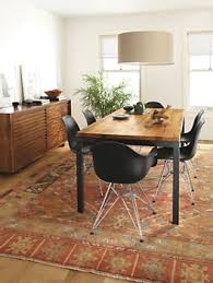 Room Board Parsons 60x36 Dining Table Desk Eames Dining Black Eames Chair Modern Dining Room