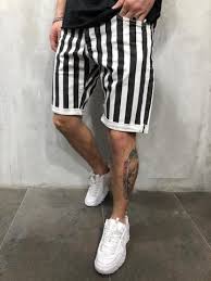 Black And White Checkered Shorts Men S Men S Street Wear Style Black White Jean Shorts 4341 Estilos De Rua Para Homens Roupa Urbana Masculina Moda Masculina Casual