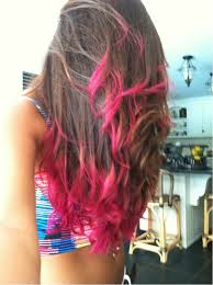 Pink Dip Dye Pink Hair Tips Dip Dye Hair Hair Color Dip Dye