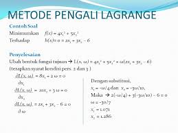 Fungsi biaya gabungan biaya total yg dikeluarkan sebuah perusahaan yg linear programming : 100 Contoh Soal Persamaan Lagrange Jawaban Dikdasmen