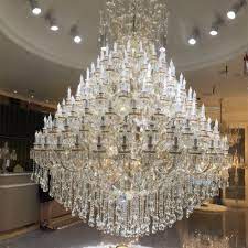 This stunning 8 light design will light up your home with elegance and class. Extra Large Crystal Chandeliers For Hotel Project Lighting Wh Cy 142 China Dining Room Lights Pendant Lamp Made In China Com