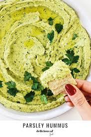 Parsley Hummus Delicious Af Food Recipe Food Fresh Herb Recipes Lemon Hummus