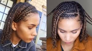 These days there are so many ways to style your hair. Mini Braids Easy Protective Style For Natural Hair Youtube Protective Styles For Natural Hair Short Natural Hair Braids Natural Hair Twists