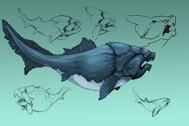 Megalodon's short history made pimiento ask whether the shark's body size affected its evolutionary. Artstation Big Mama Dunkleosteus Playable Character Hungry Shark World Johanna Cranston Sea Creatures Art Shark Drawing Cartoon Fish