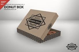 Donut Box Packaging Mockup Mockup Psd Mockup Free Psd Mockup