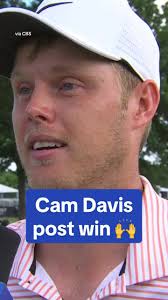 Cameron Davis soaks in a dramatic second PGA TOUR win at the Rocket  Mortgage Classic. 🙌 📺: CBS #golf #golftok #golftiktok #camdavis  #camerondavis #rocketmortgage #rocketmortgageclassic #emotion ...