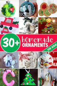30 Homemade Christmas Ornaments Easy For Kids To Diy Homemade Christmas Tree Decorations Homemade Ornaments Christmas Ornaments Homemade