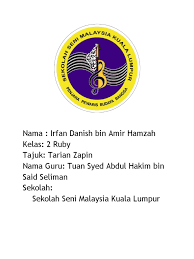 Logo sekolah seni malaysia kuala lumpur. 34825331 Kajian Sejarah Tempatan Tarian Tradisional