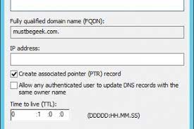 Add Host A Record In Windows Dns Server