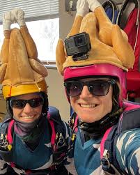 Our own Hanna Jean Albrecht is a pro-rated skydiver with more than 16 years  in skydiving and 11 of those have been with The Misty Blues. When asked  what she loves most