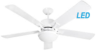 4.5 out of 5 stars. Fantasia Delta Elite 52 White Ceiling Fan Remote Control Led Light 115755