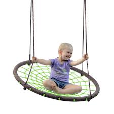 Swurfer Giant Spider Rider Round Web Tree Swing Ssw40 007 The Home Depot In 2020 Tree Swing Swing Giant Spider