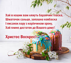 Свяченого яєчка, доброї паски і сонця окрайчик з божої ласки! Privitannya Z Velikodnem Paskoyu 19 Kvitnya 2021 123 Privitan Ridnim