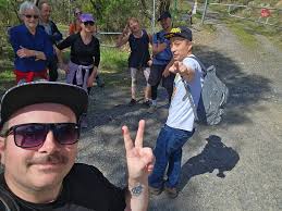 Climbing at Fresno Dome with friends