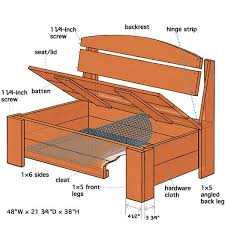 Your bench may vary based on how high you'd like the seat, back, and arm rests, as well as how many people should comfortably fit. How To Build A Bench With Hidden Storage This Old House