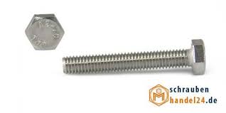 304edelstahl innensechskant schulterschraube 13mm d. Din 933 6kt Schrauben Edelstahl A2