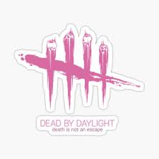 Logo die cut magnet 5x1.5. Dead By Daylight Logo Gifts Merchandise Redbubble