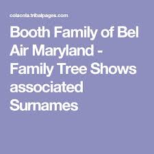 The way your italian surname is spelled can tell you a lot about where your family is from. Booth Family Of Bel Air Maryland Family Tree Shows Associated Surnames Family Tree Bel Air Maryland Family Tree Genealogy
