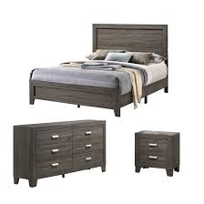 South shore maddox dresser with chest and nightstand set in pure black. Union Rustic Fergerson Standard 3 Piece Bedroom Set Reviews Wayfair