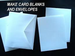 Remove your card for the next steps of gluing the envelope together. Make Card Blanks And Envelopes How To Diy Greeting Cards Youtube