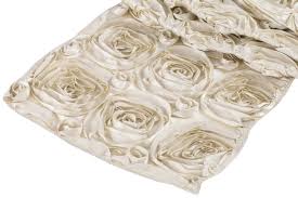 Rosette Satin Table Runner