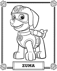 Paw Patrol Para Colorear