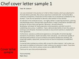 Chef Cover Letter